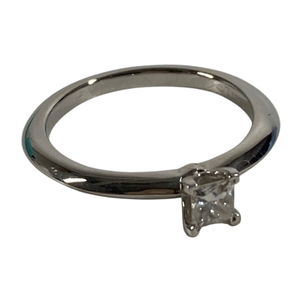 TIFFANY Authentic Silver Diamond Ring - Picture 8 of 9